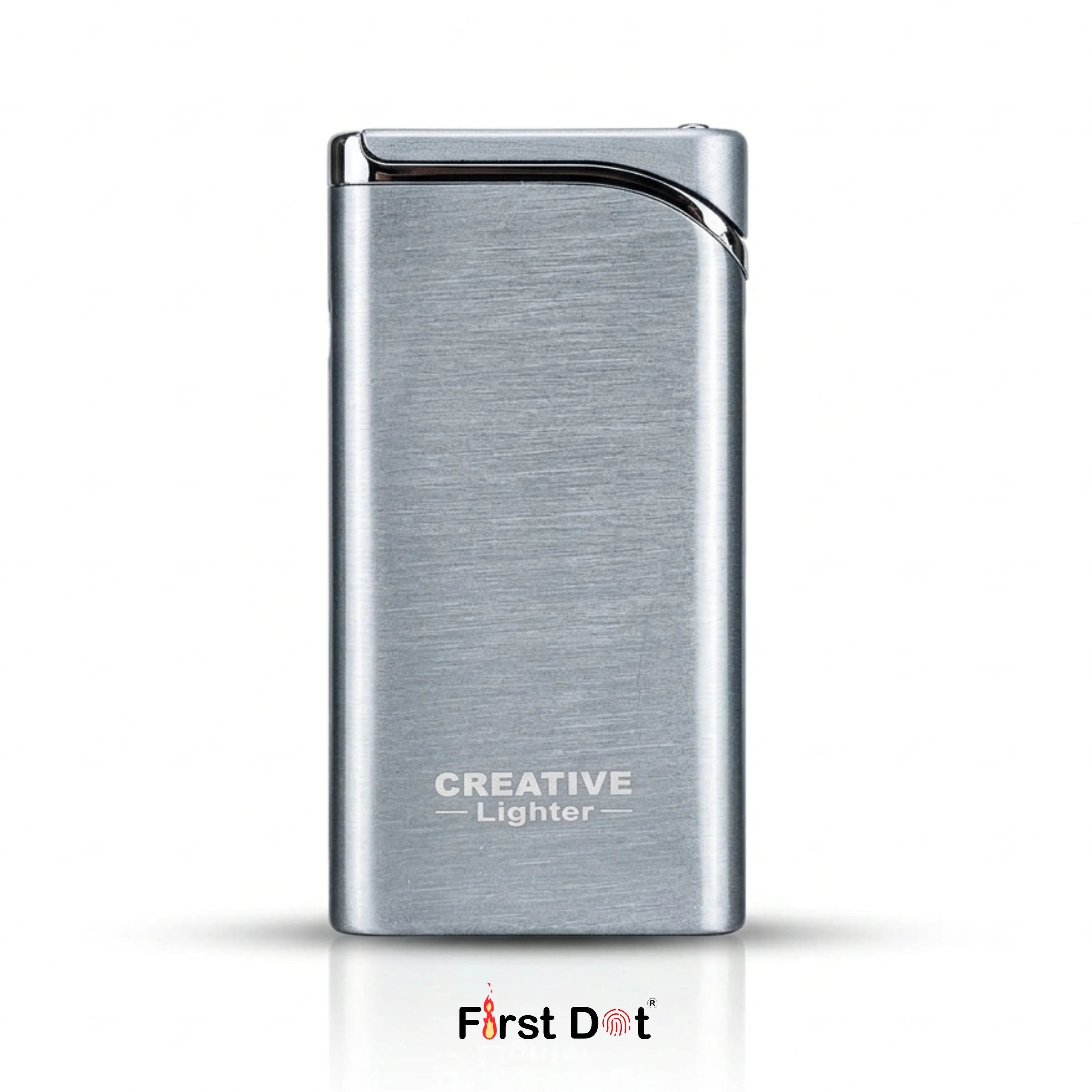 Creative Slim Red Jet Flame Refillable Cigarette Lighter