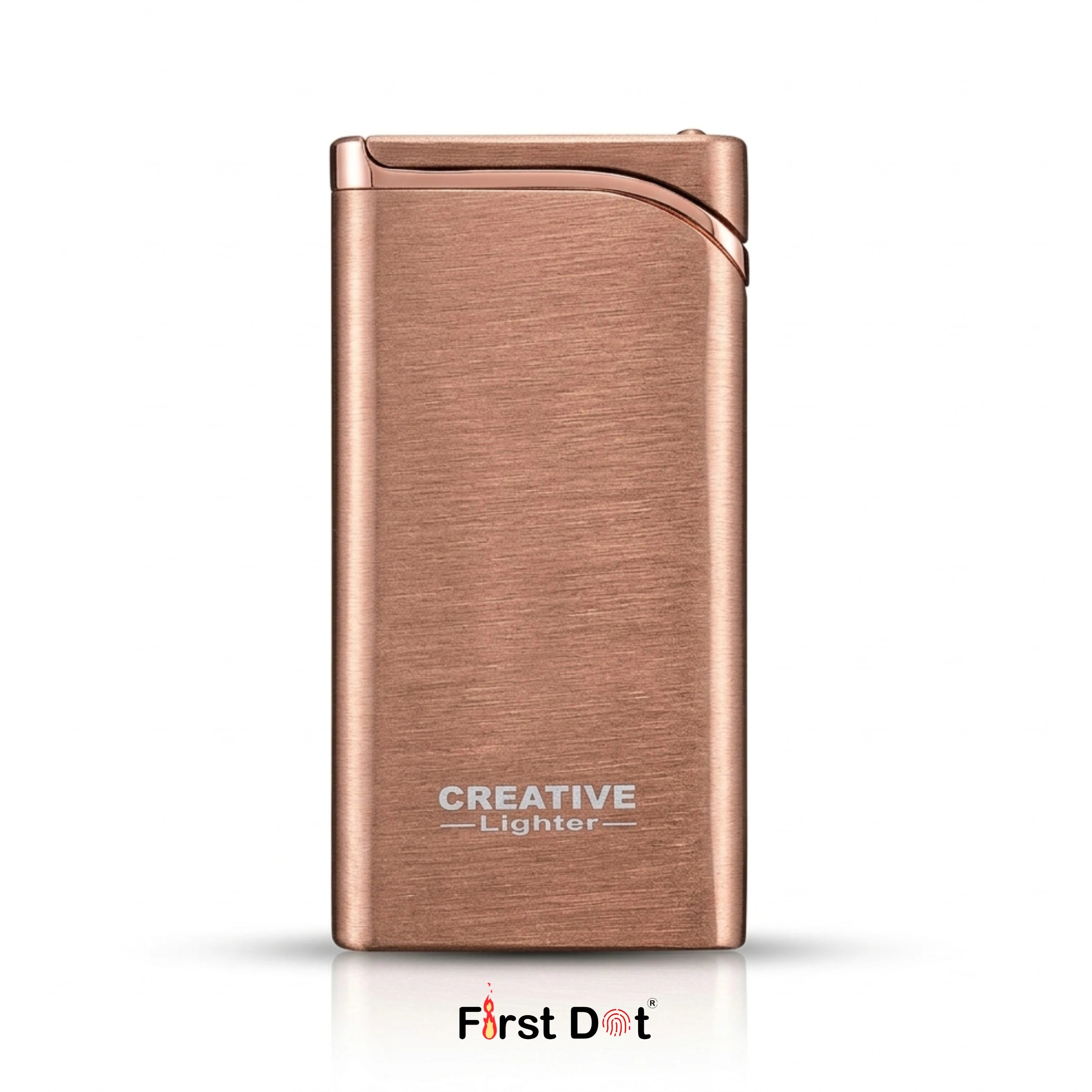 Creative Slim Red Jet Flame Refillable Cigarette Lighter