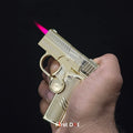 First Dot Crimson Trigger X – Folding Laser Jet Spinner Lighter