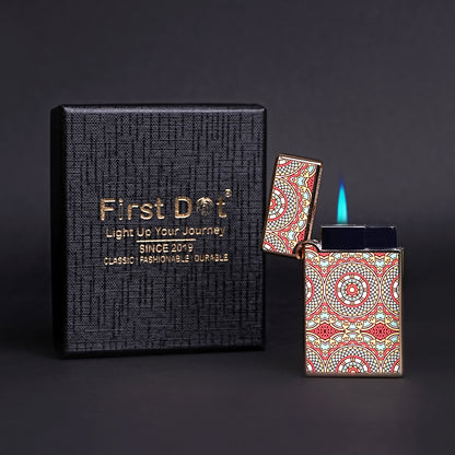 Mandala Art Premium Refillable Cigarette Lighter – Perfect for Gifting | First Dot