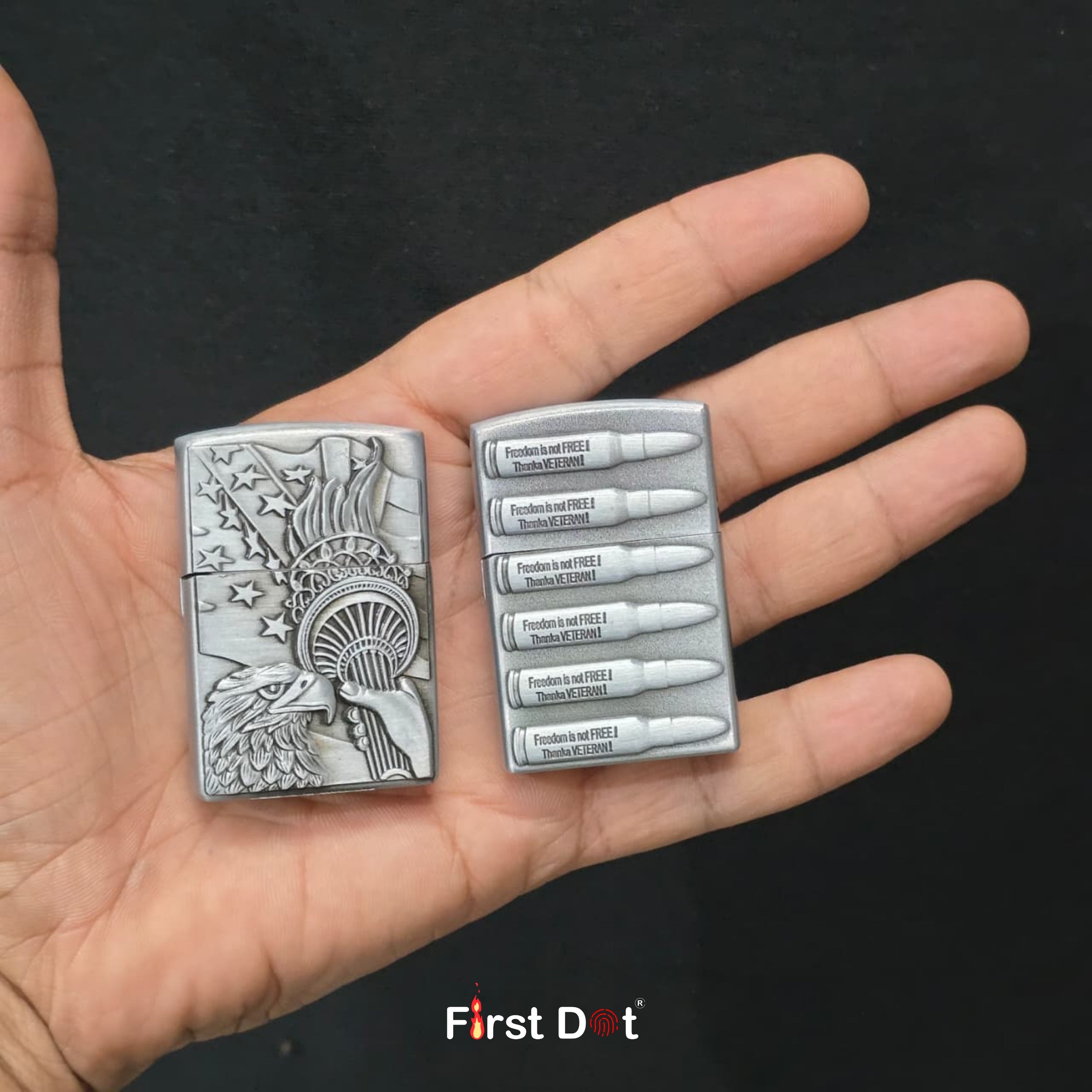 (Pack of 2) Classic Gas Lighter for Daily Use