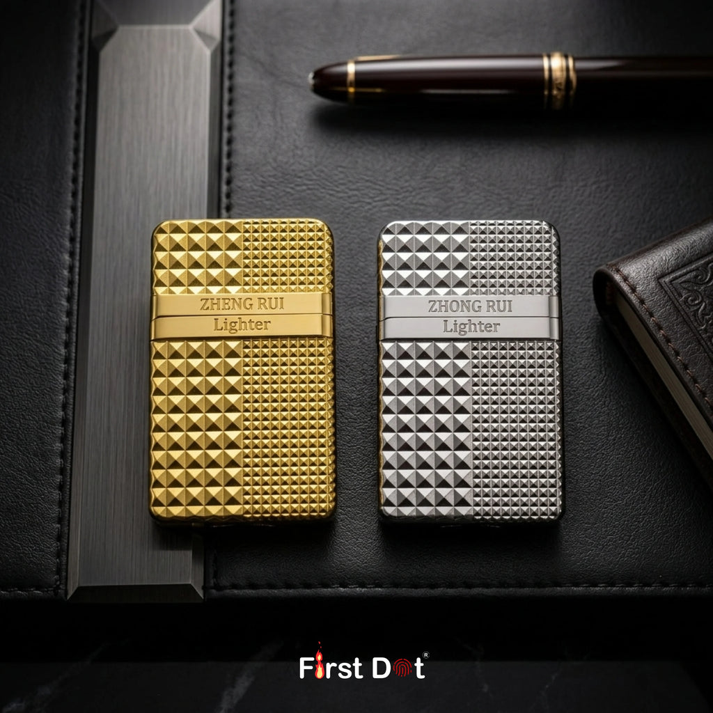 Diamond Cut Jet Flame Cigarette Lighter (Signature Series)