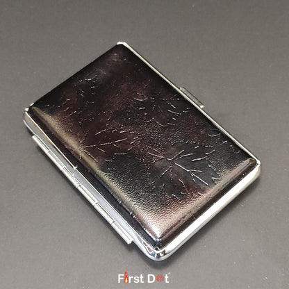 Double-Open Metal Cigarette Case | Slim Holder for 10 Cigarettes