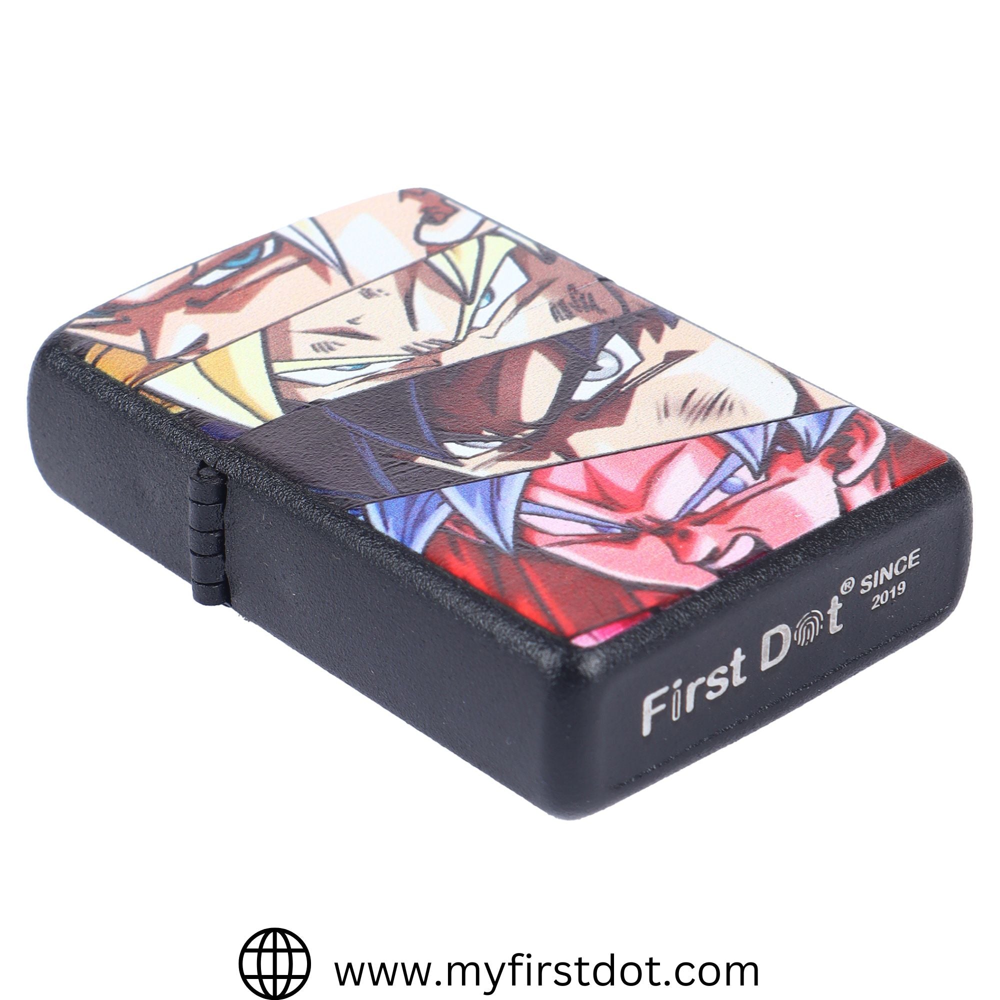 First Dot Anime Eyes Windproof Cigarette Lighter