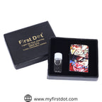 First Dot Anime Eyes Windproof Cigarette Lighter