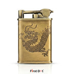 Dragon Engraved Jet Flame Cigarette Lighter