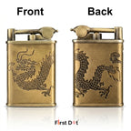 Dragon Engraved Jet Flame Cigarette Lighter