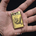 Dragon Engraved Jet Flame Cigarette Lighter