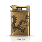 Dragon Engraved Jet Flame Cigarette Lighter