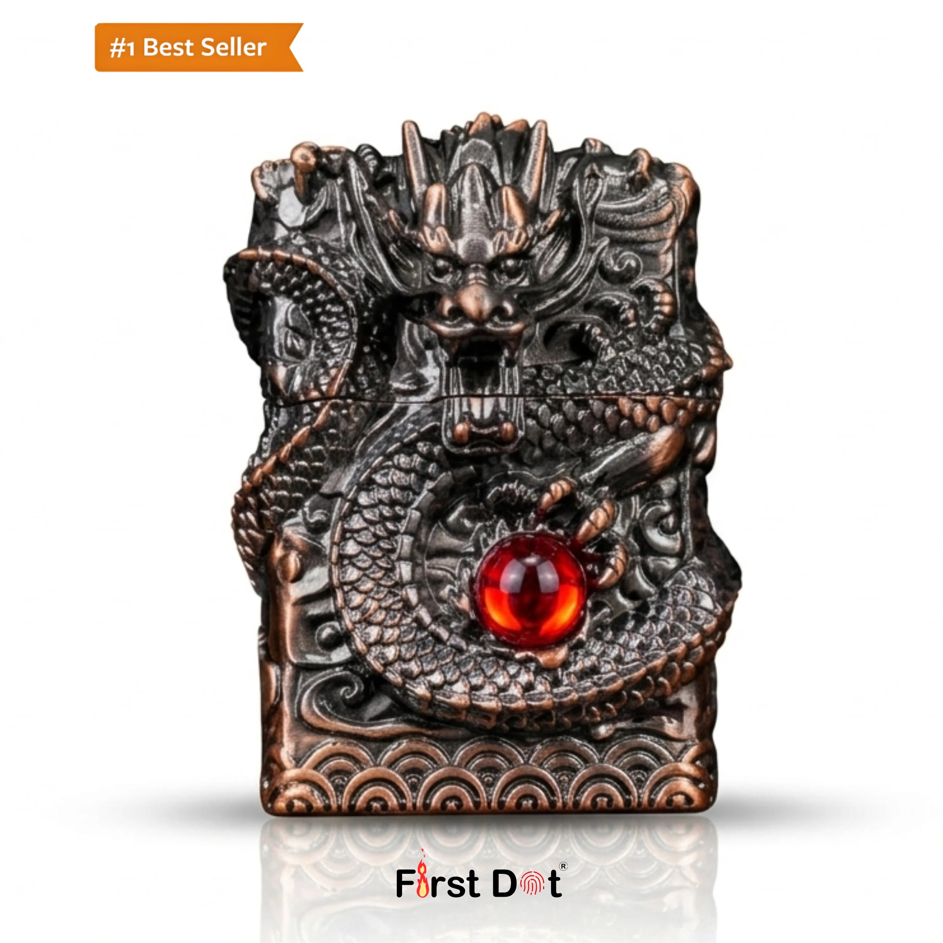 God Dragon Vintage Cigarette Lighter