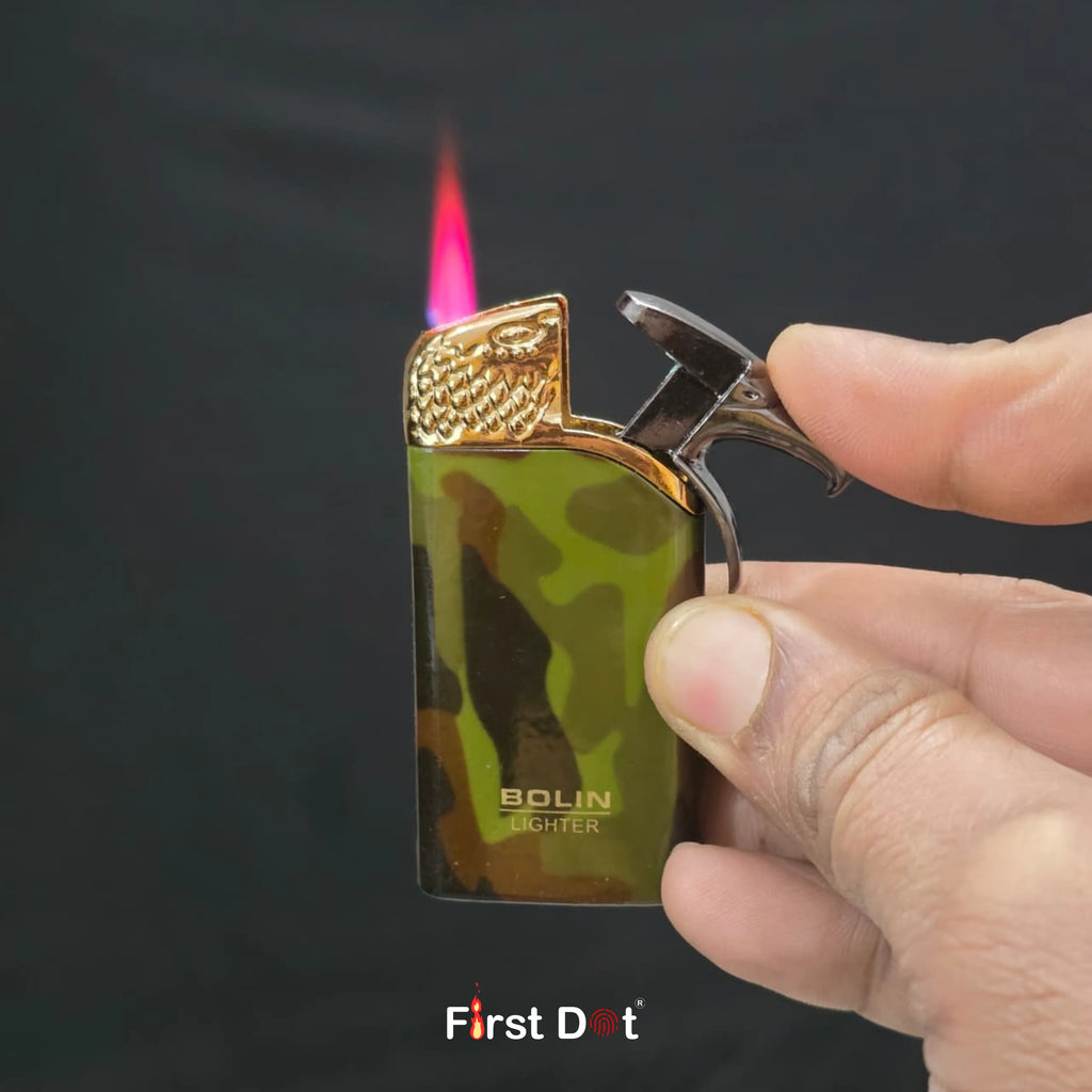 Eagle Beak Red Jet Flame Cigarette Lighter – Camouflage