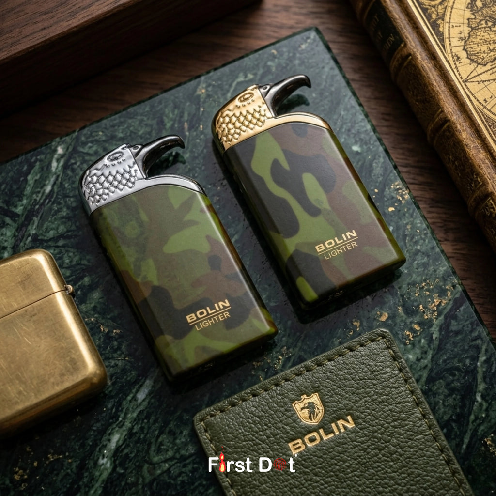 Eagle Beak Red Jet Flame Cigarette Lighter – Camouflage
