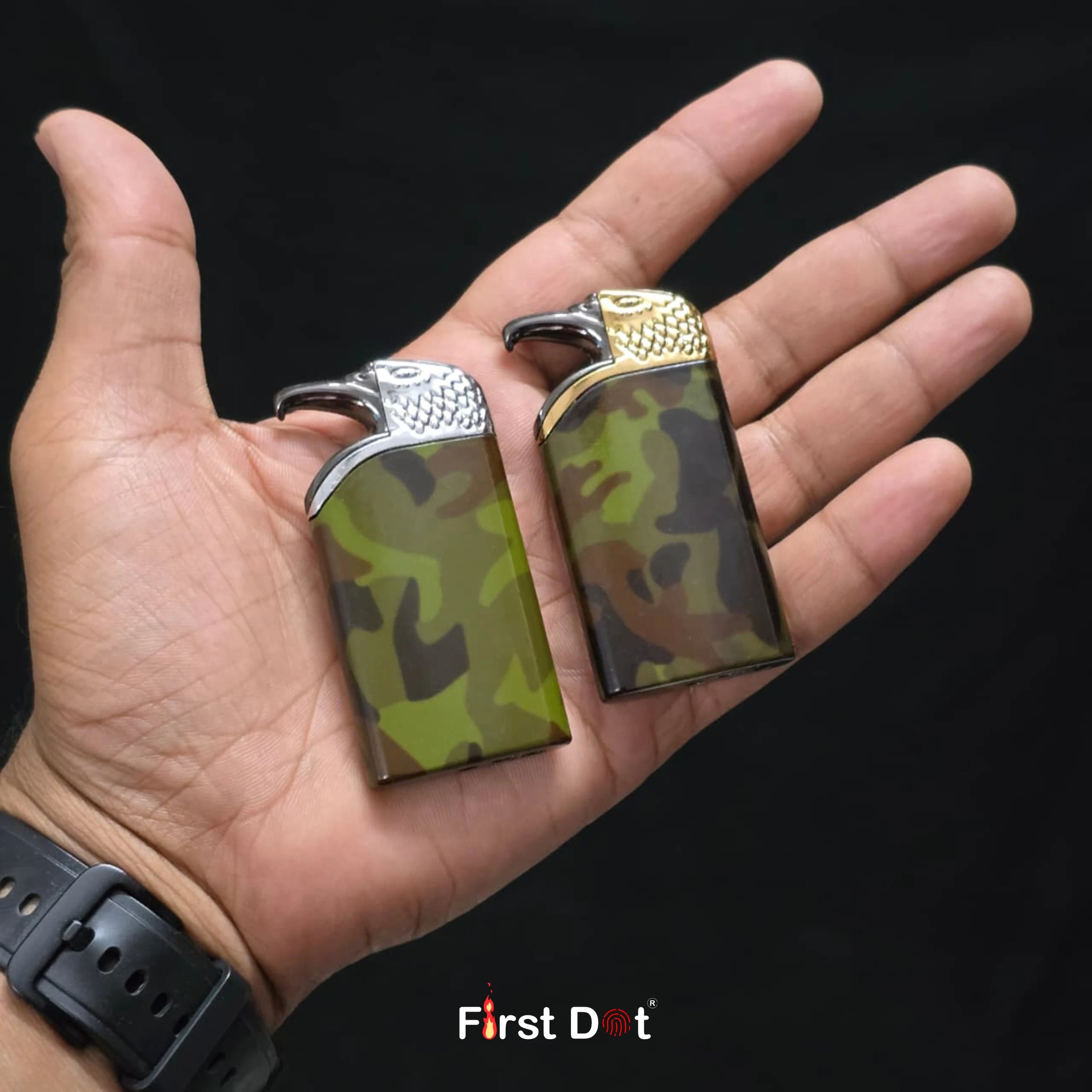Eagle Beak Red Jet Flame Cigarette Lighter – Camouflage