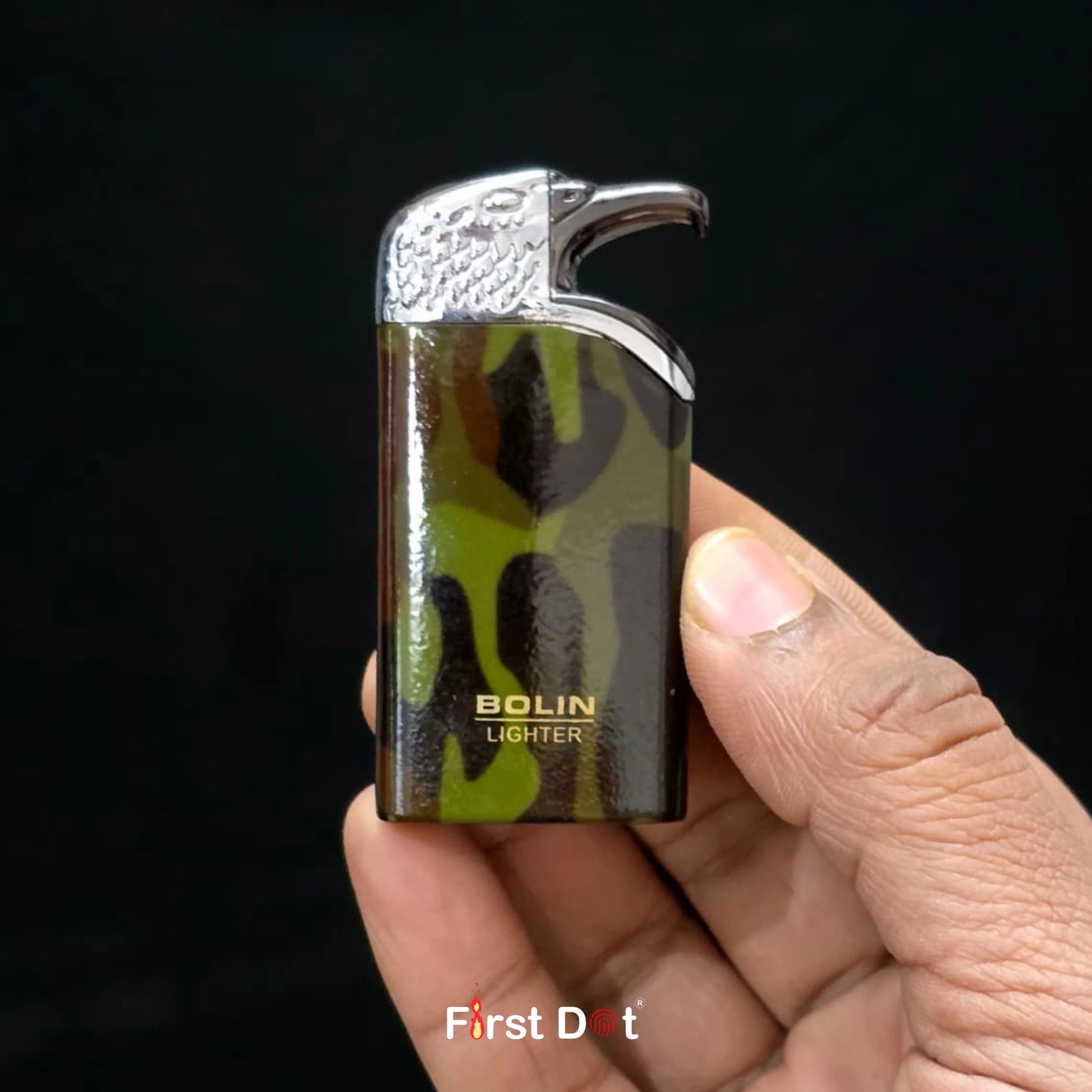 Eagle Beak Red Jet Flame Cigarette Lighter – Camouflage