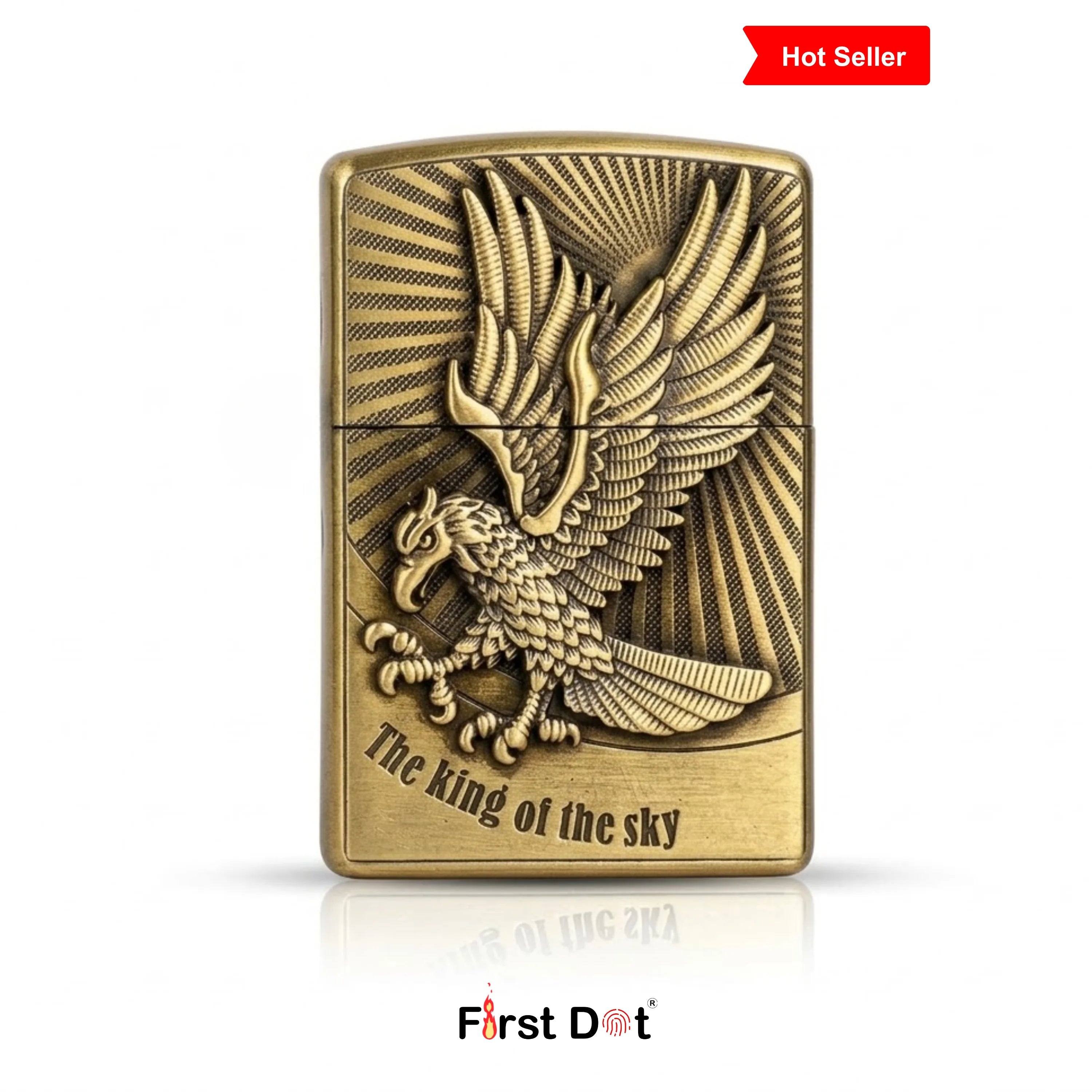 Eagle Embossed Cigarette Lighter King of the Sky Edition