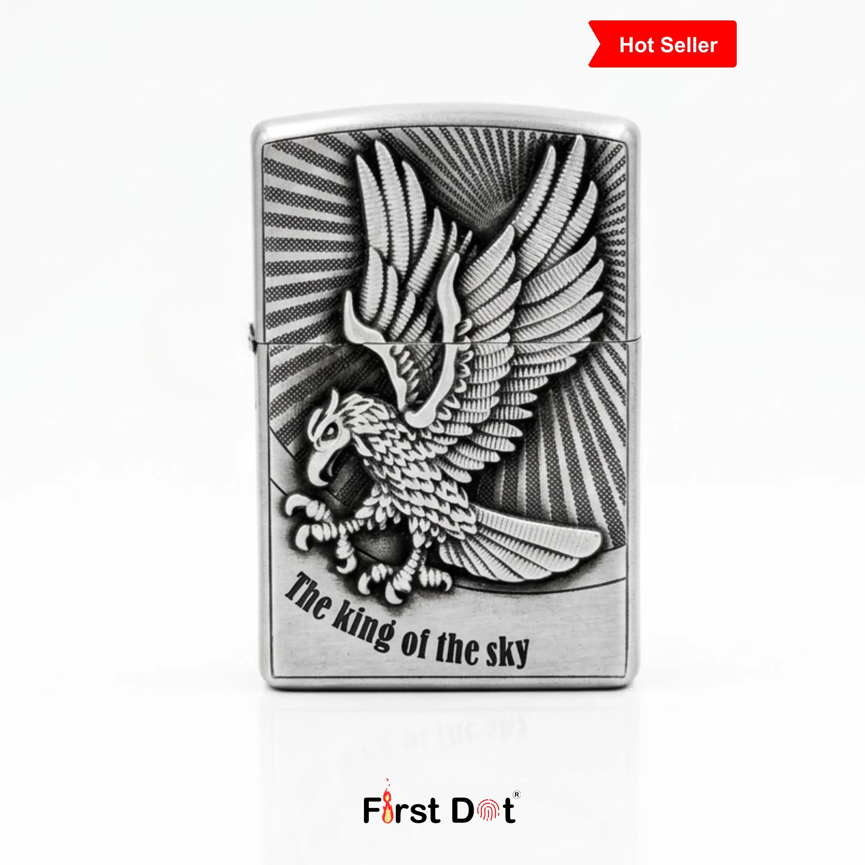 First Dot Eagle Embossed Cigarette Lighter King of the Sky Edition