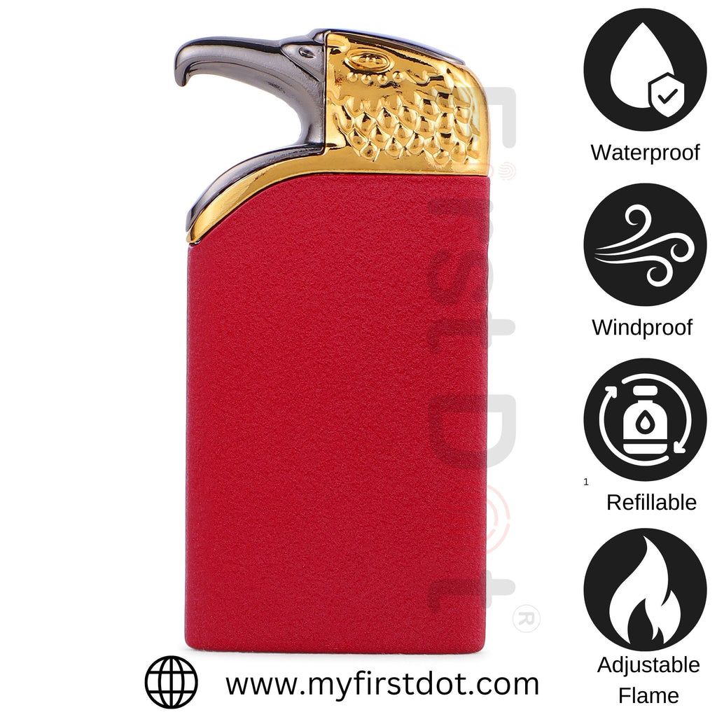 Eagle Head Red Jet Flame Lighter | Windproof Cigarette Lighter
