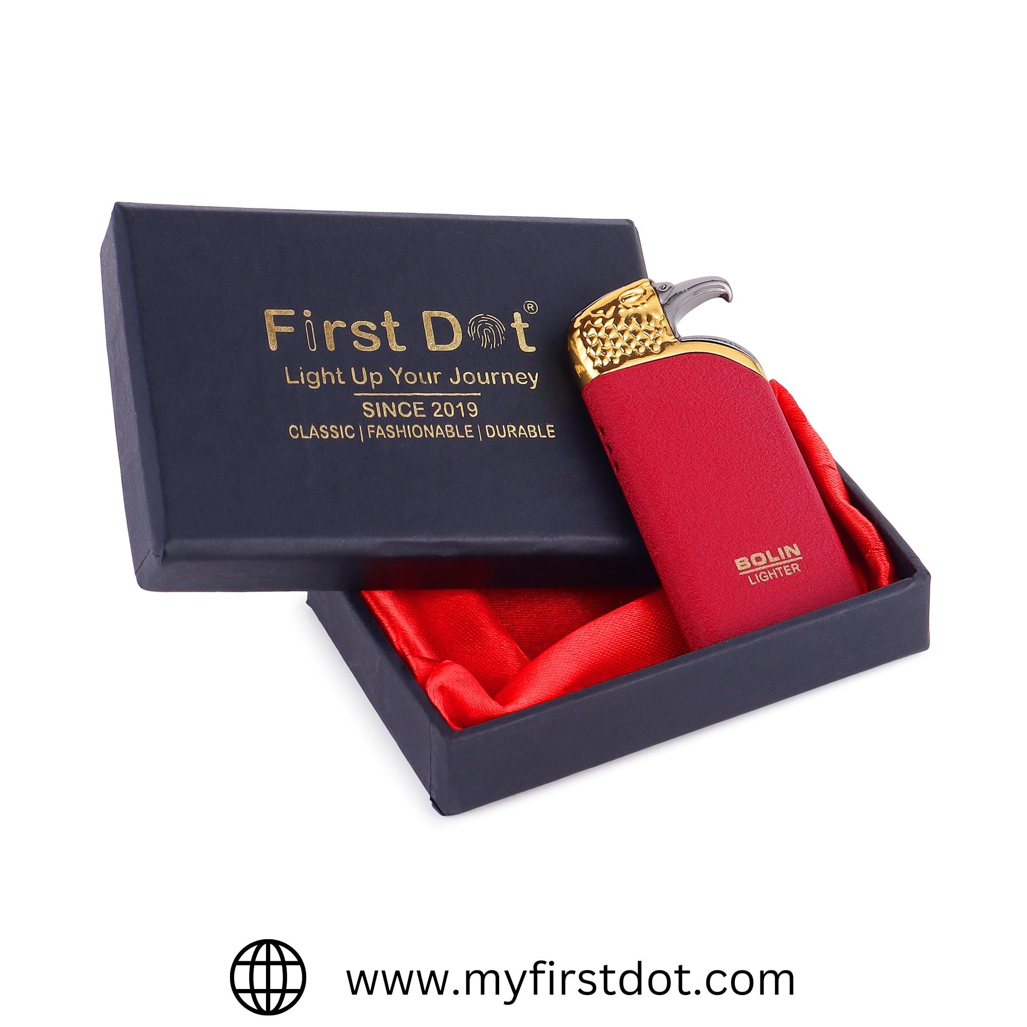 Eagle Head Red Jet Flame Lighter | Windproof Cigarette Lighter
