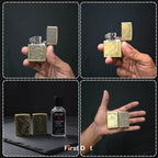 Combo of 2 Embossed Metal Cigarette Lighters + Free 50ml Fuel