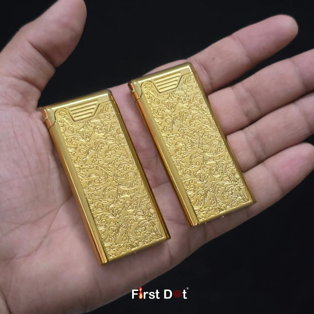 Filigree Sliding Flip Top Lighter