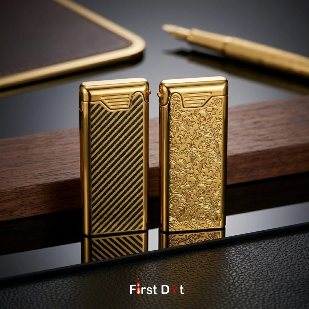 Filigree Sliding Flip Top Lighter