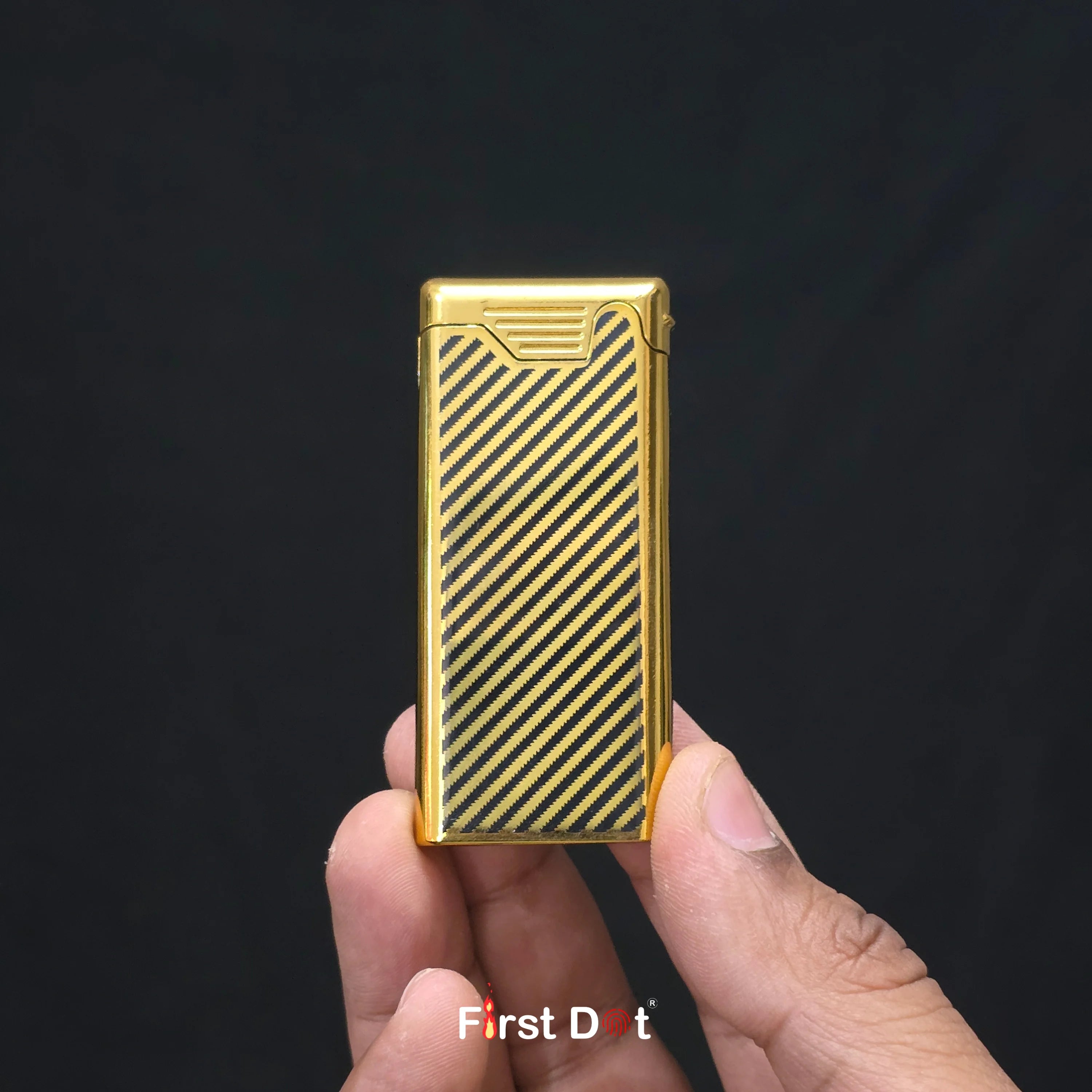 Filigree Sliding Flip Top Lighter