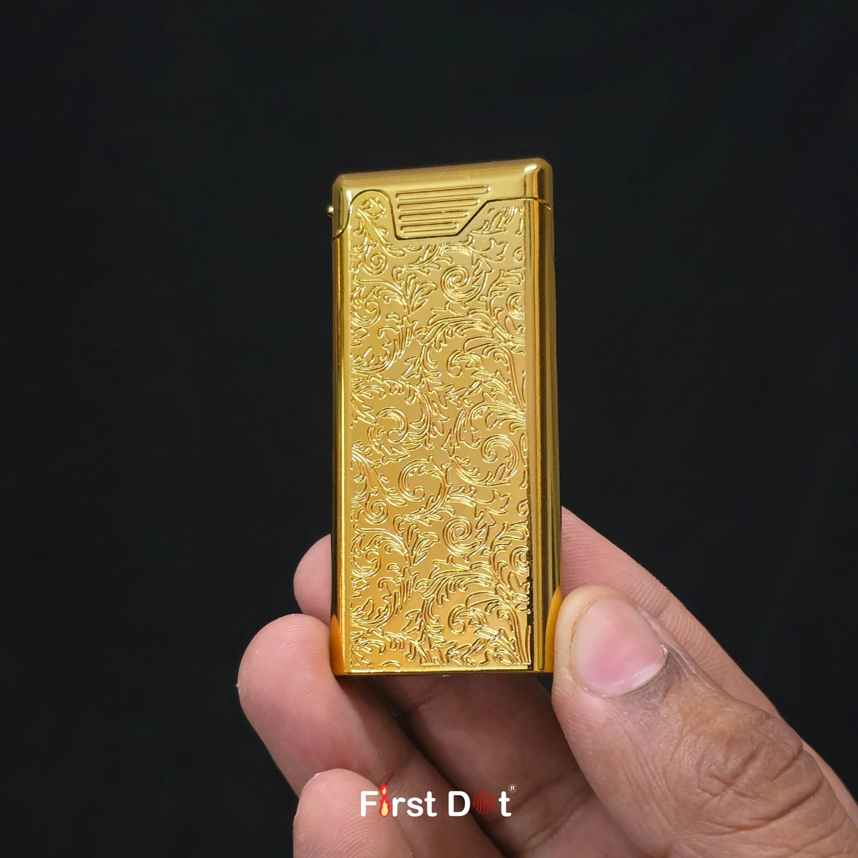 Filigree Sliding Flip Top Lighter
