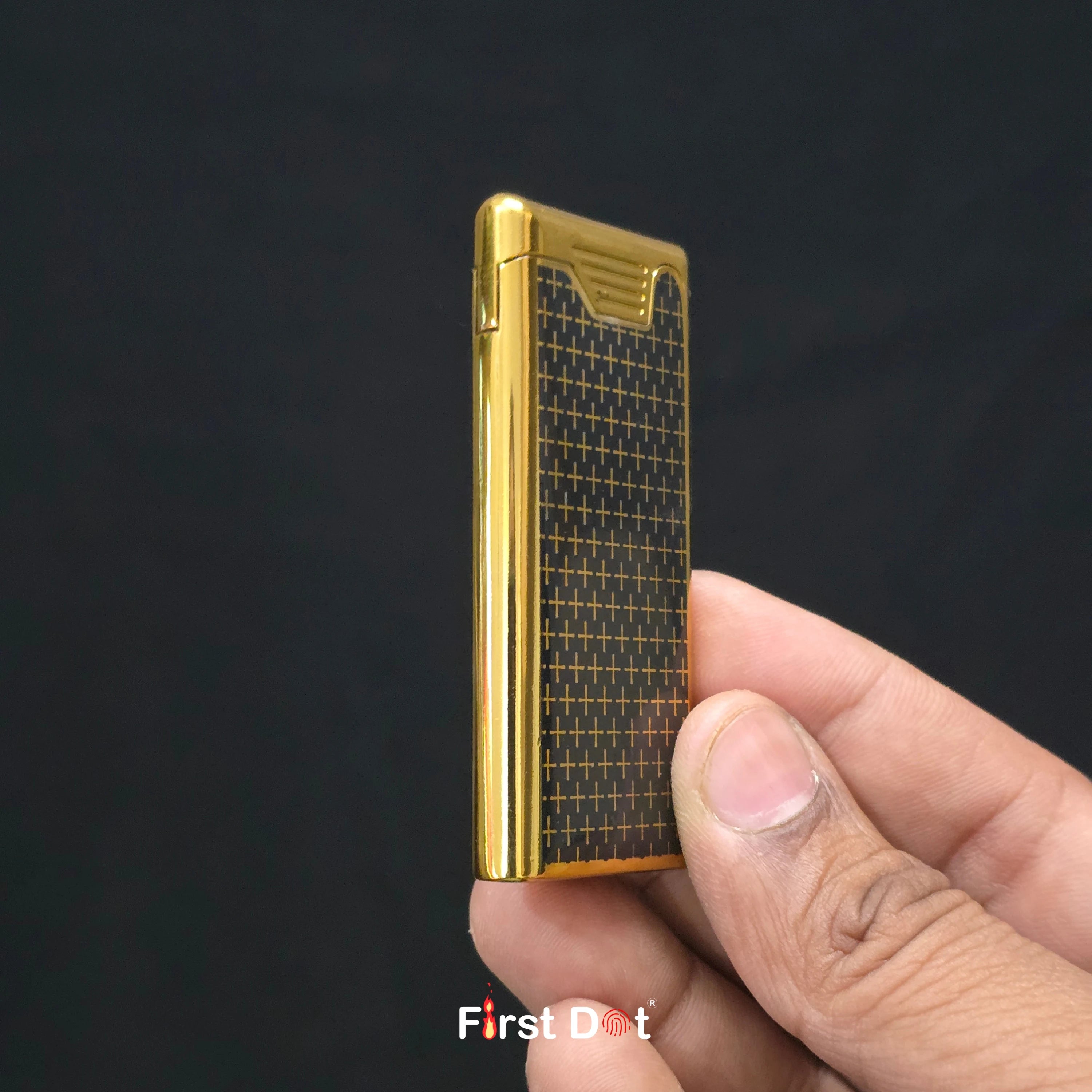 Filigree Sliding Flip Top Lighter
