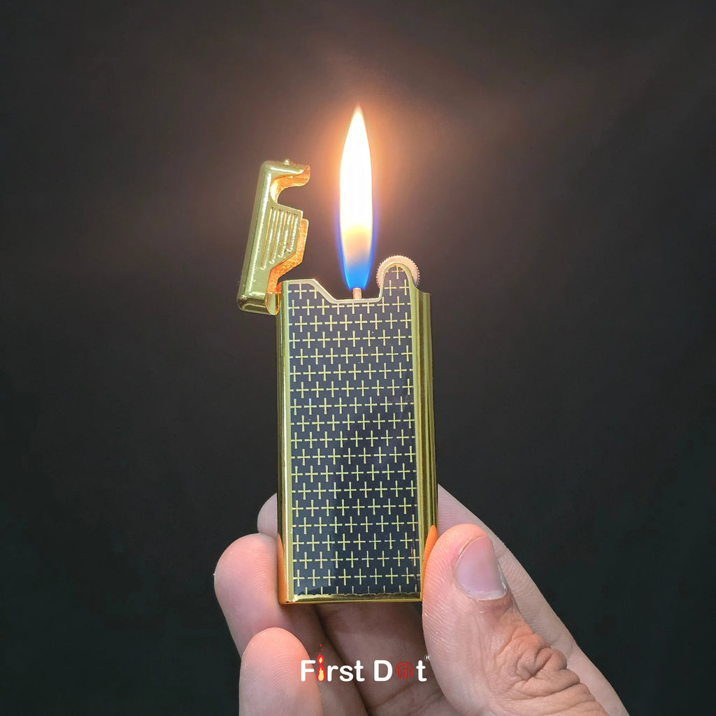 Filigree Sliding Flip Top Lighter