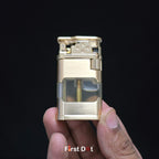 First Dot AeroFlint Blue Jet Flame Lighter with LED Fuel Window