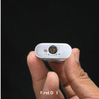 First Dot AeroFlint Blue Jet Flame Lighter with LED Fuel Window