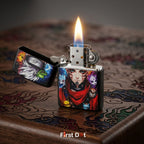 First Dot Graphic Anime Windproof Cigarette Lighter