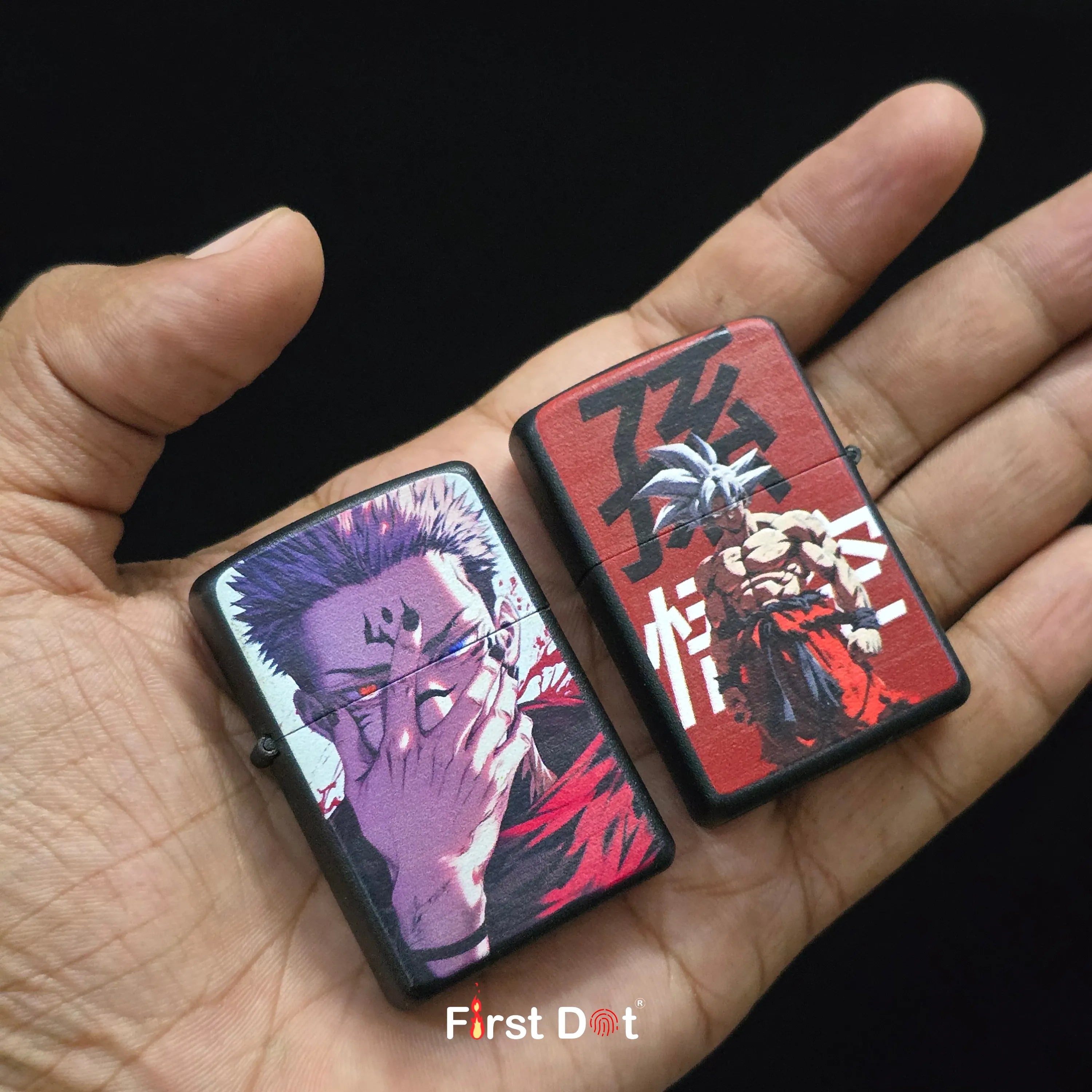 First Dot Anime Warrior Graphic Lighters Pack of 2