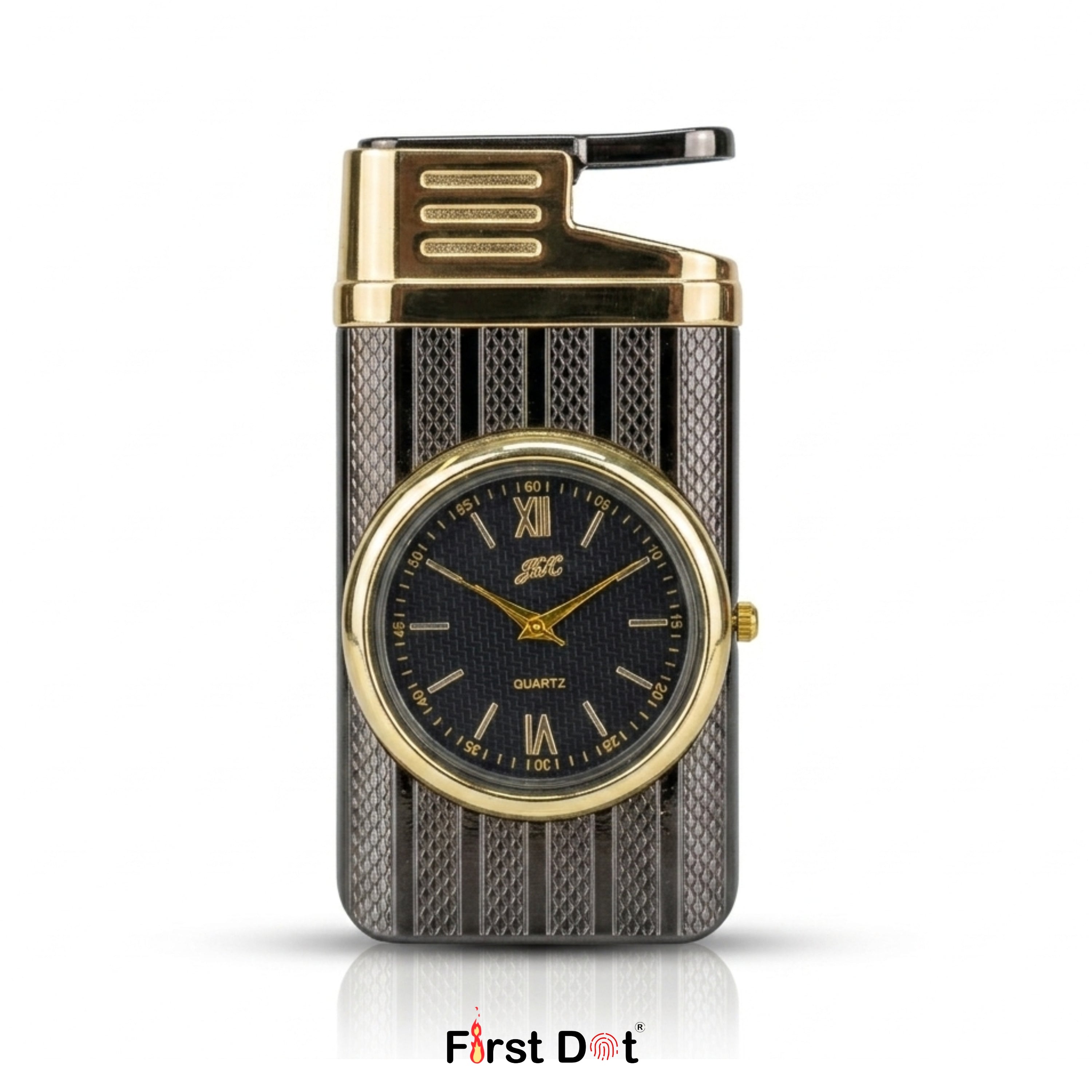 First Dot Apex Dial - Jet Flame Lighter with Inbuilt Watch