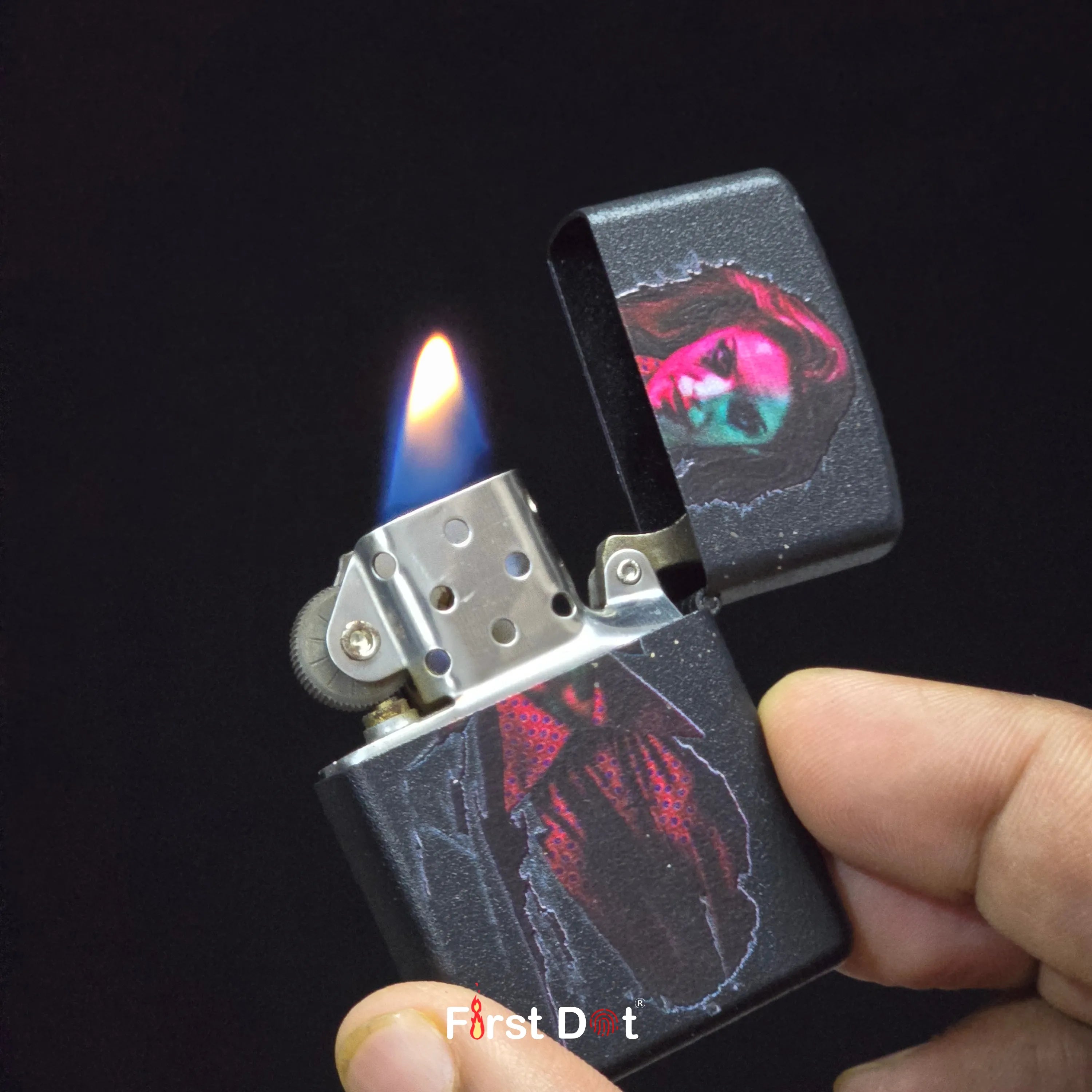 First Dot Artistic Portrait Lighters Pack of 2