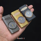 First Dot Aurum Jet Flame Lighter with Illuminated Watch Dial