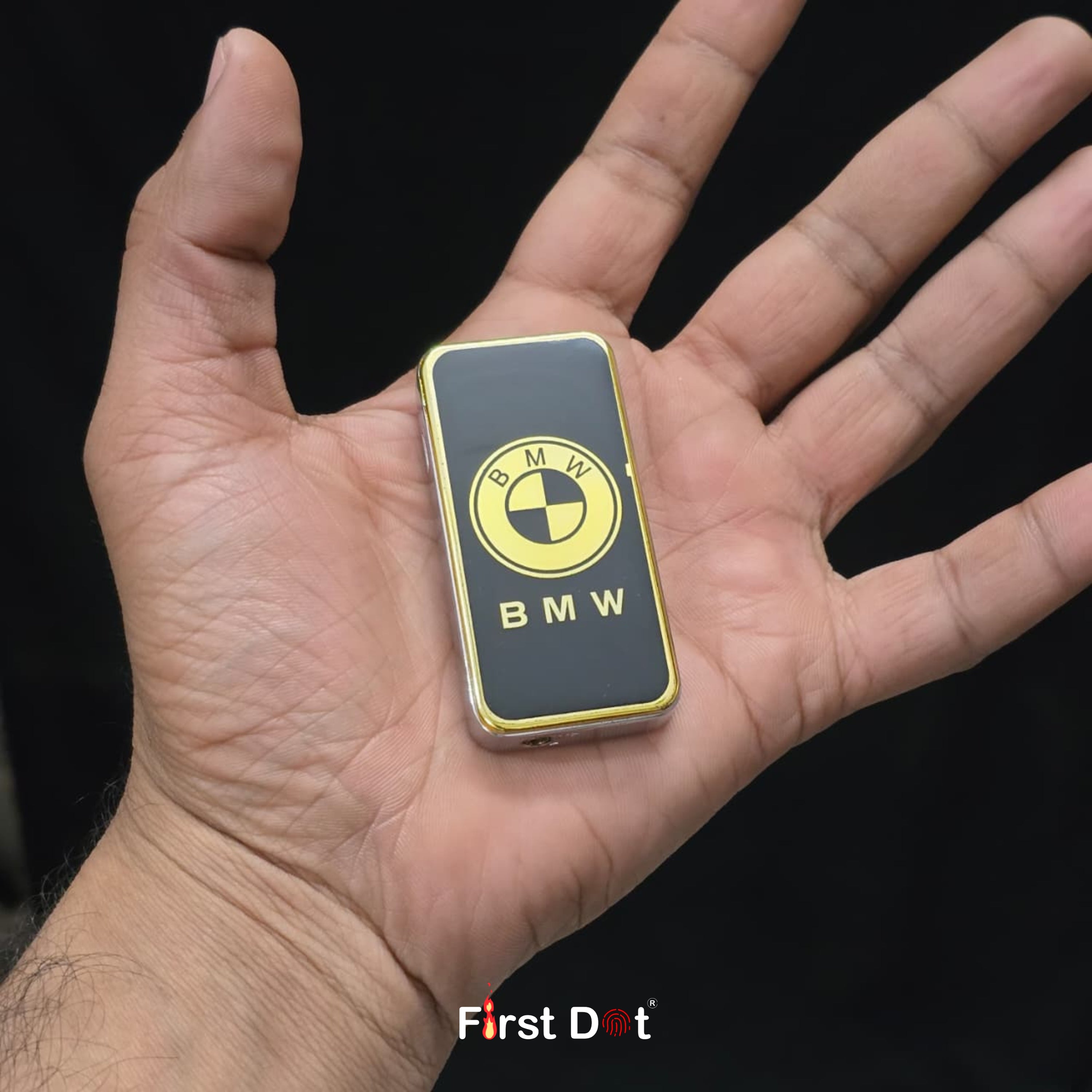 Gold Windproof Jet Lighter - Fancy Cigarette Lighter