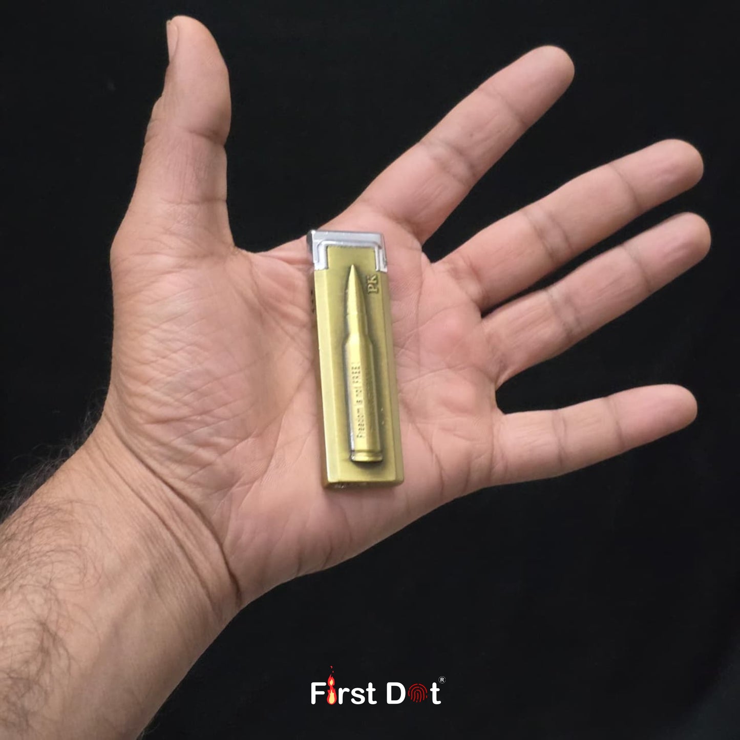 Bullet Cigarette Lighter – Windproof Red Jet Flame Lighter