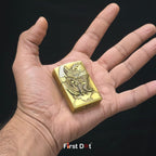 Eagle Engraved Gas Lighter | Wind-Resistant Metal Body