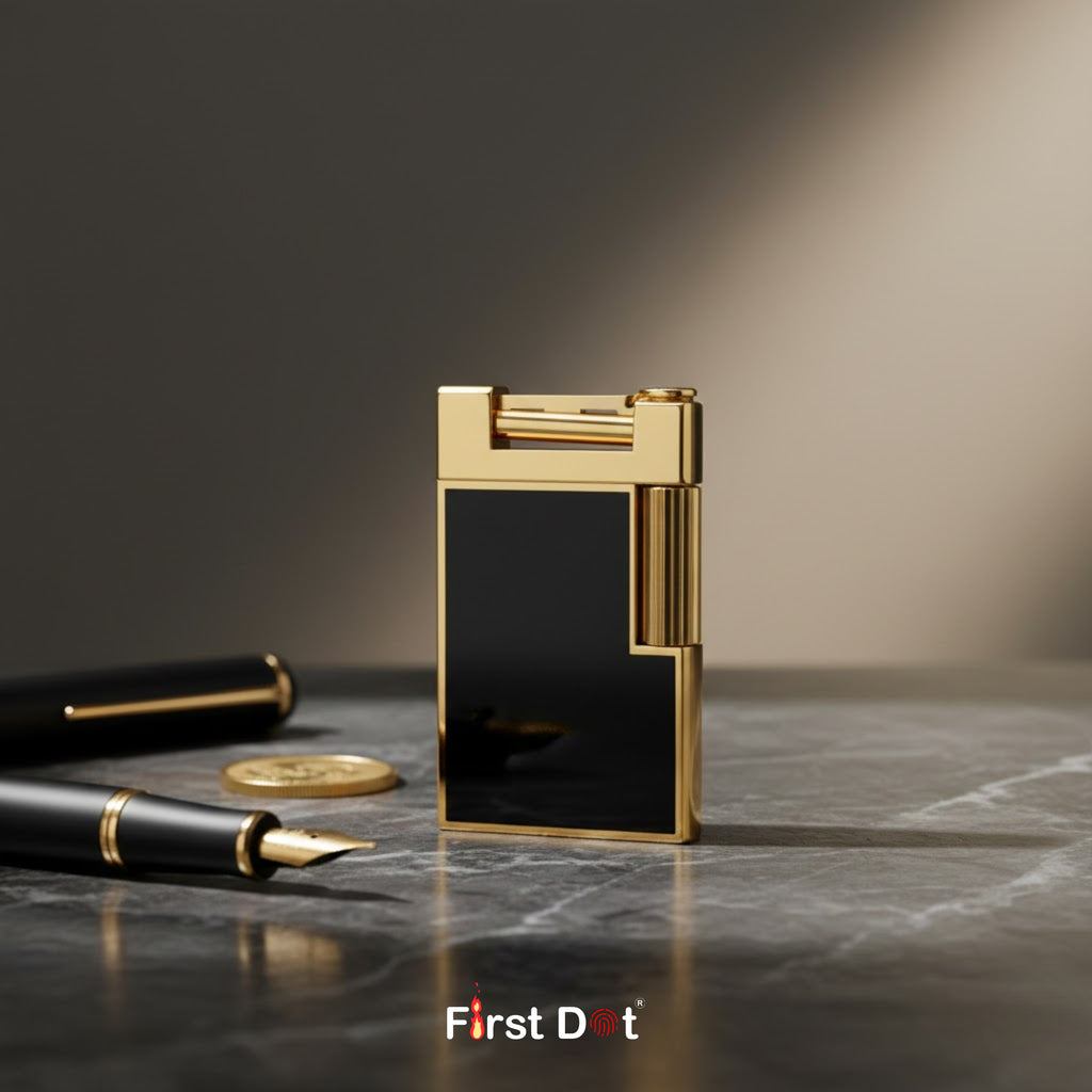 CALIBER™ Premium Vintage Cigarette Lighter – Windproof | Refillable