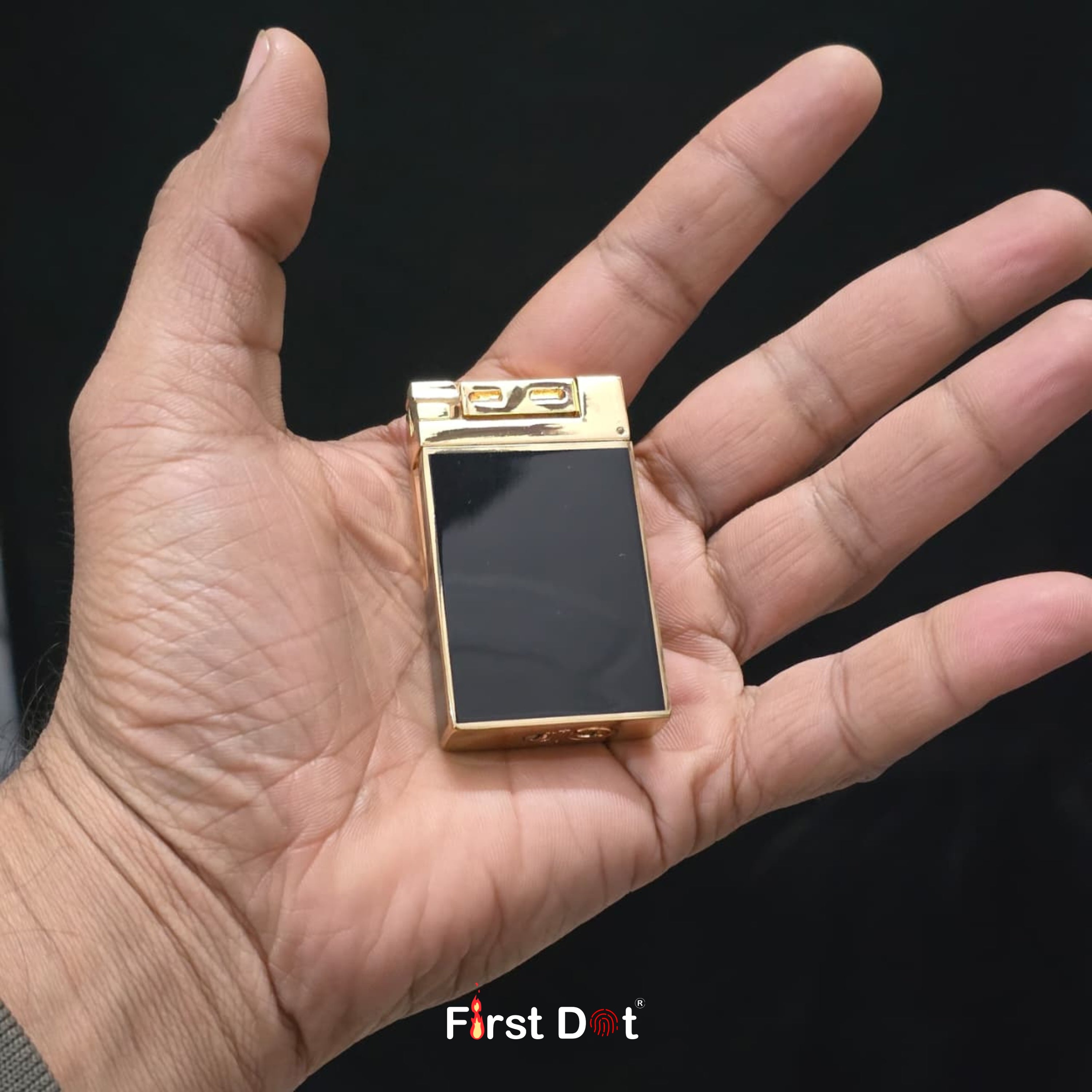 CALIBER™ Premium Vintage Cigarette Lighter – Windproof | Refillable