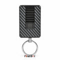 First Dot Carbon Grid Keychain Jet Flame Lighter