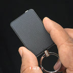 First Dot Carbon Grid Keychain Jet Flame Lighter