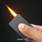 First Dot Carbon Grid Keychain Jet Flame Lighter
