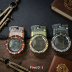 First Dot Chrono-Vault G1 | Dual-Jet Mechanical Gear Lighter