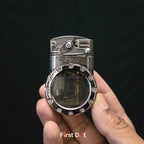 First Dot Chrono-Vault G1 | Dual-Jet Mechanical Gear Lighter