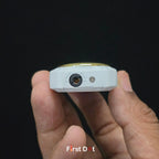 First Dot ChronoFlame Dual Flame Butane Lighter with Analog Watch