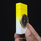 First Dot ChronoFlame Dual Flame Lighter with Inbuilt Analog Watch