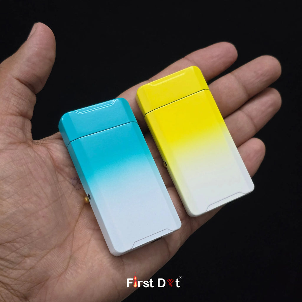First Dot ChronoFlame Dual Flame Lighter with Inbuilt Analog Watch