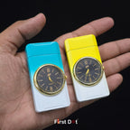 First Dot ChronoFlame Dual Flame Lighter with Inbuilt Analog Watch
